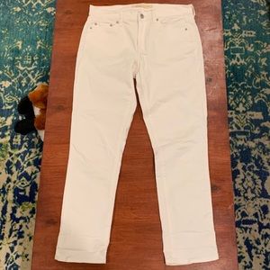 Gap girlfriend white jeans